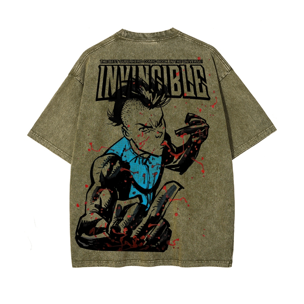 Vintage Oversized T-Shirt Invincible