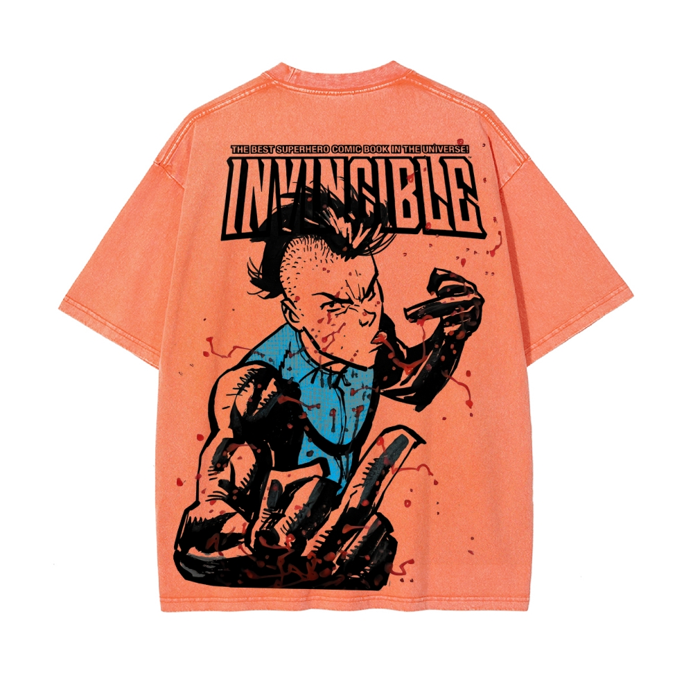 Vintage Oversized T-Shirt Invincible
