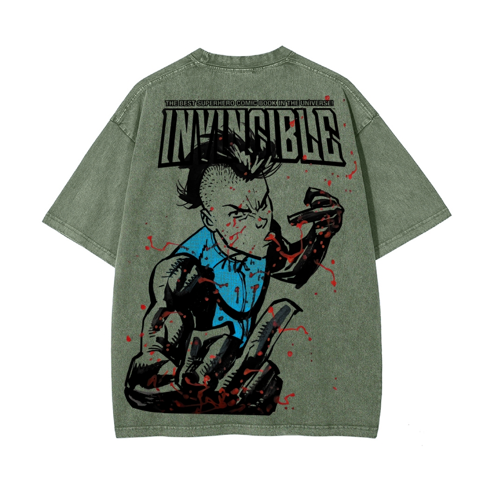 Vintage Oversized T-Shirt Invincible