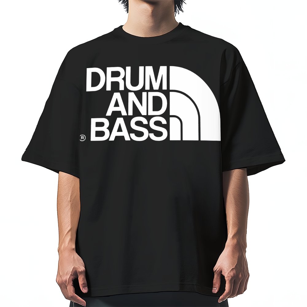 Drum And Bass Cotton casual T-shirt
