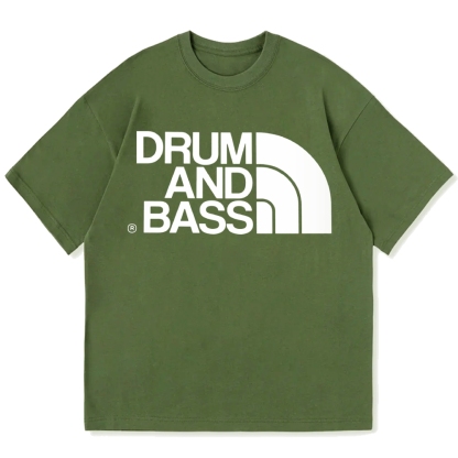 Drum And Bass Cotton casual T-shirt