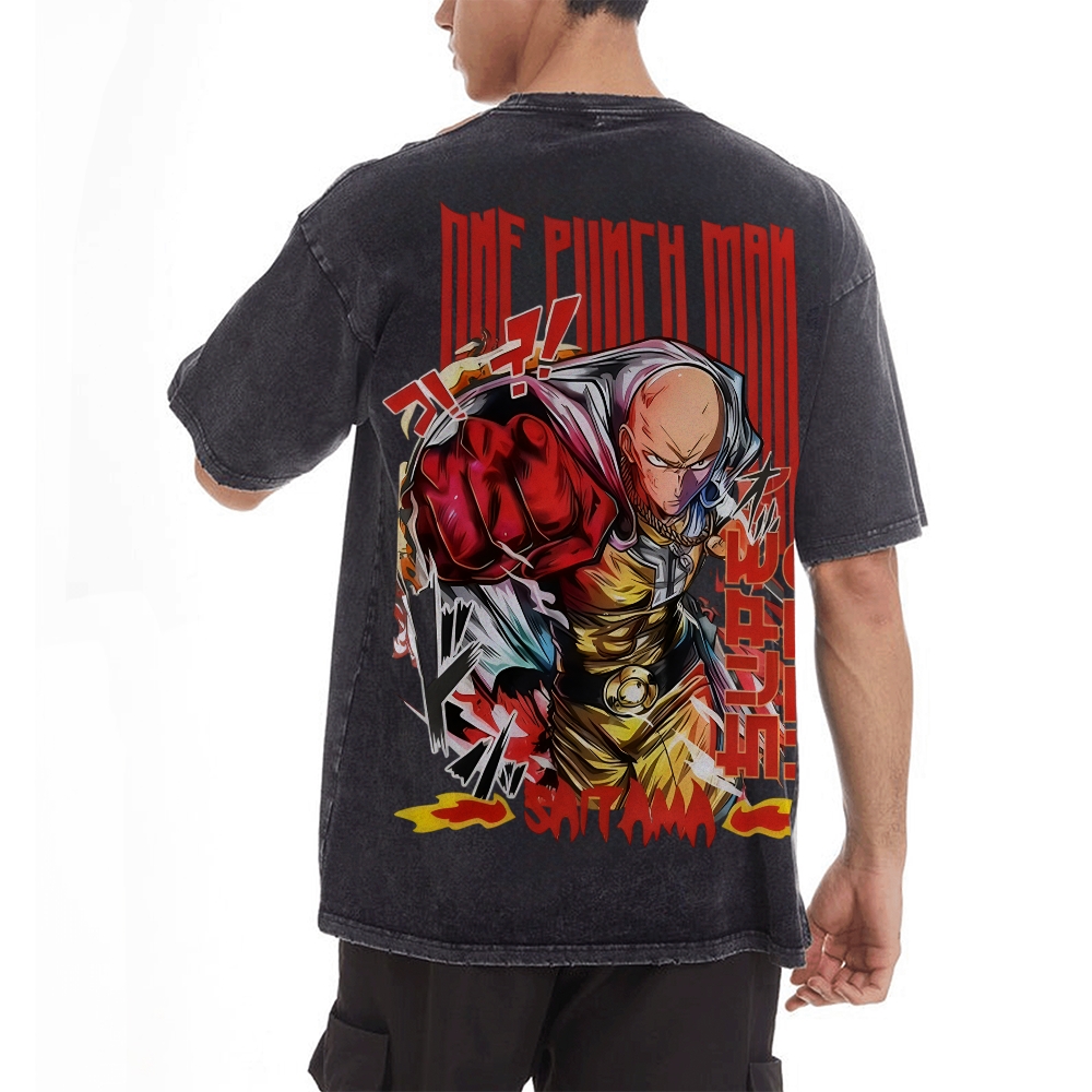 Vintage Oversized T-Shirt One Punch Man