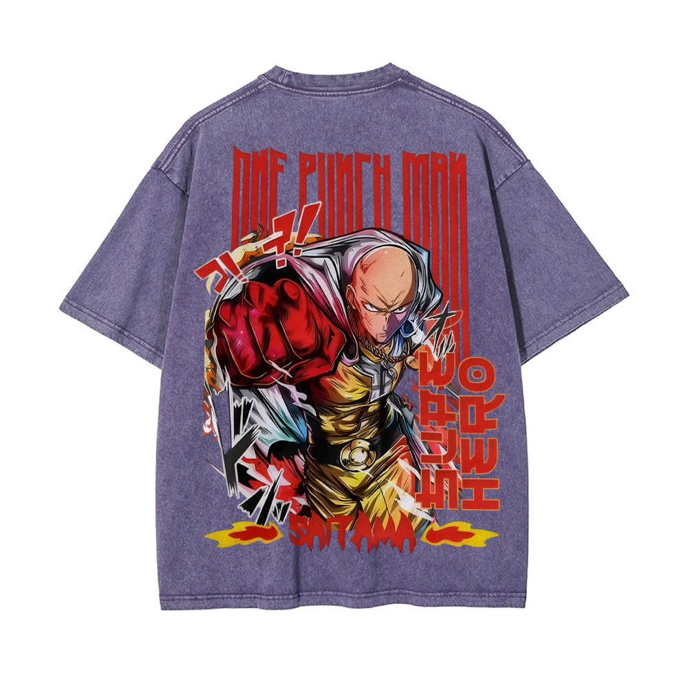 Vintage Oversized T-Shirt One Punch Man
