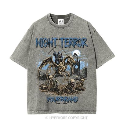 Unisex  NIGHT TERROR Washed T-Shirt