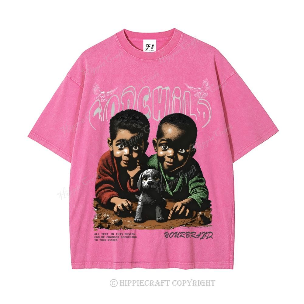 Unisex  GODCHILD Washed T-Shirt