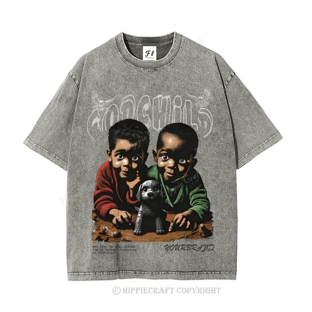 Unisex  GODCHILD Washed T-Shirt