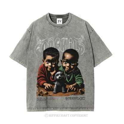 Unisex  GODCHILD Washed T-Shirt