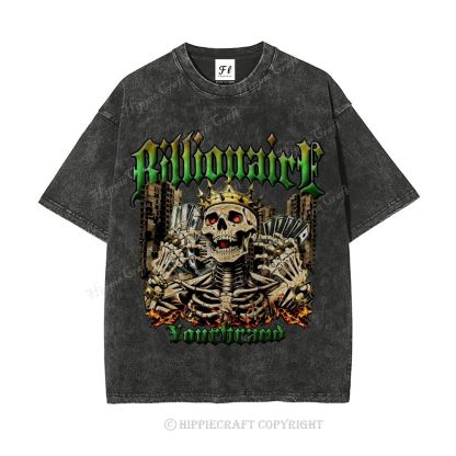 Unisex  BILLIONAIRE Washed T-Shirt