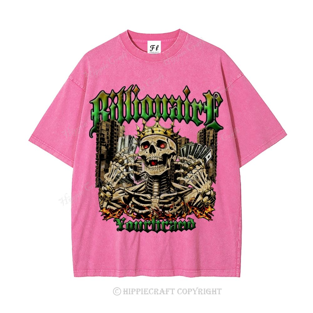 Unisex  BILLIONAIRE Washed T-Shirt