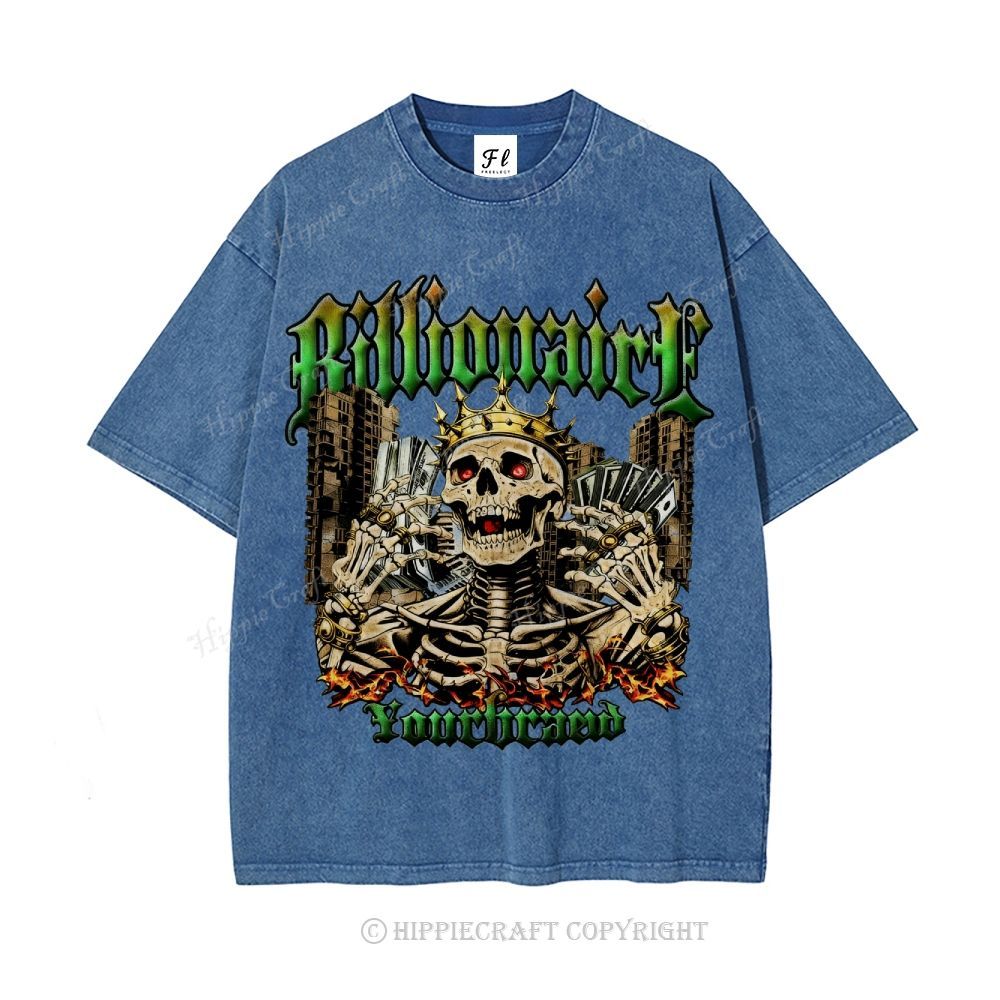 Unisex  BILLIONAIRE Washed T-Shirt