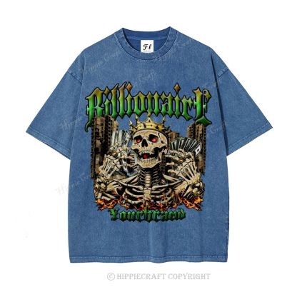 Unisex  BILLIONAIRE Washed T-Shirt