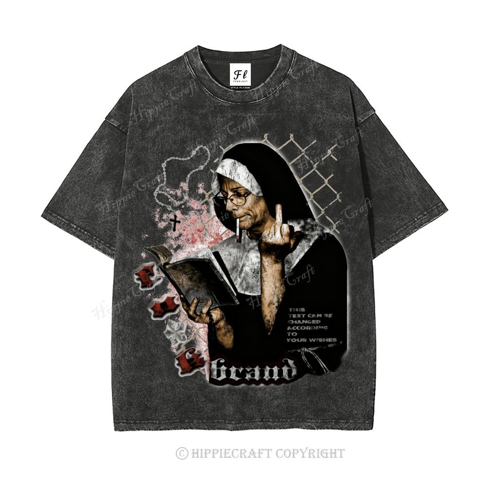 Unisex FU*K Washed T-Shirt