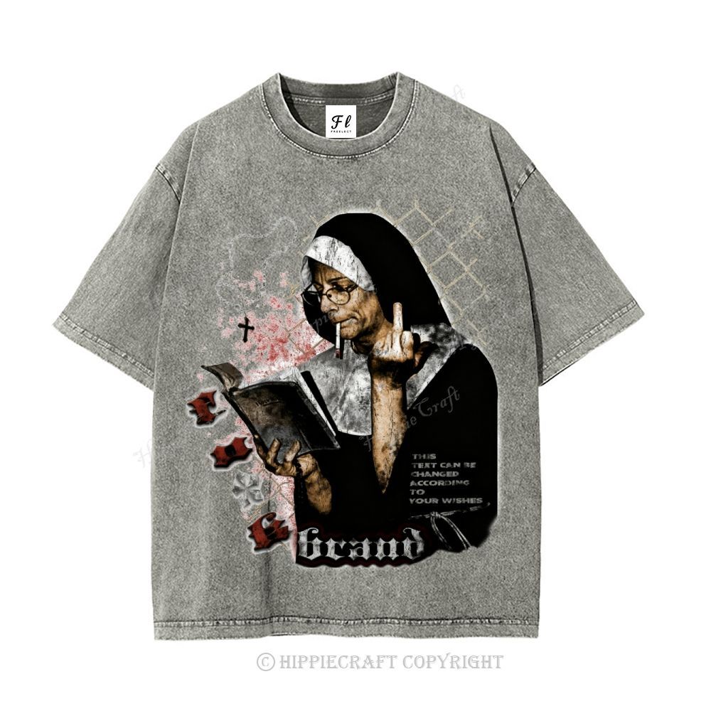 Unisex FU*K Washed T-Shirt