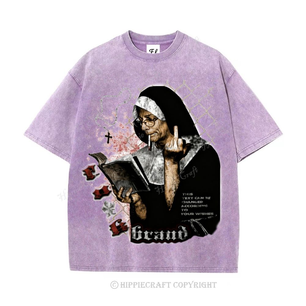 Unisex FU*K Washed T-Shirt