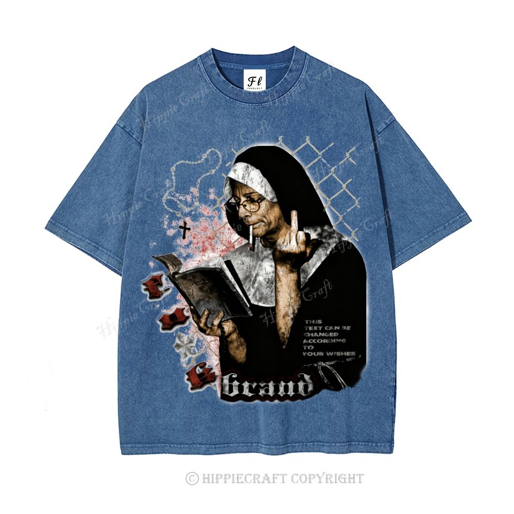 Unisex FU*K Washed T-Shirt