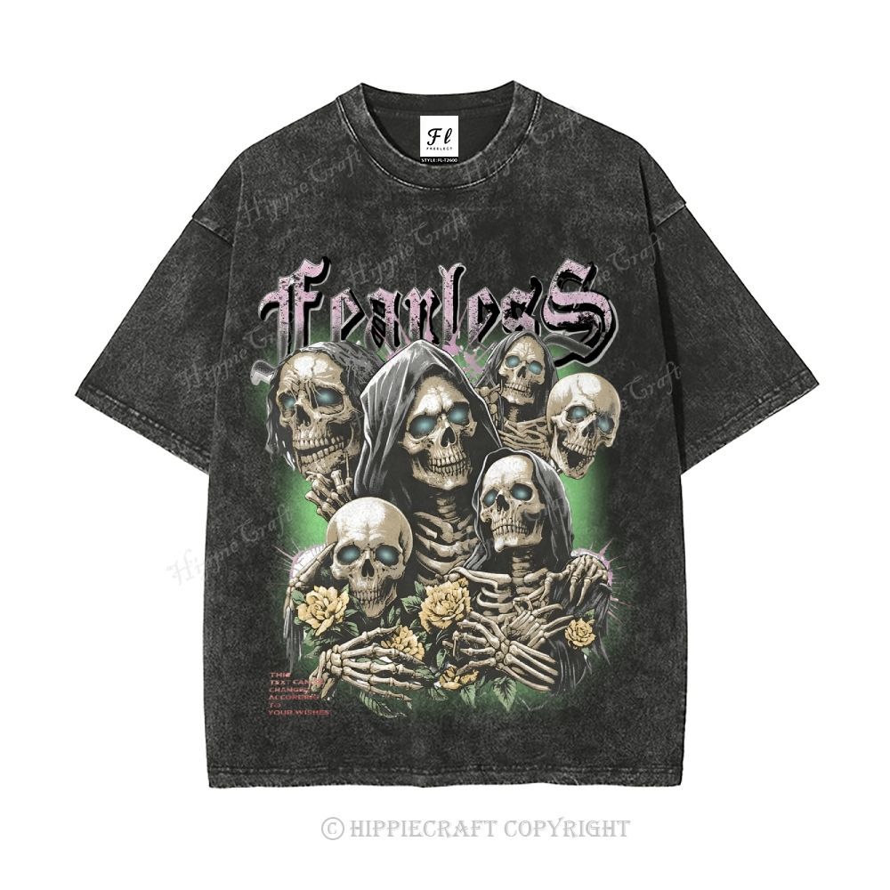 Unisex FEARLESS Washed T-Shirt