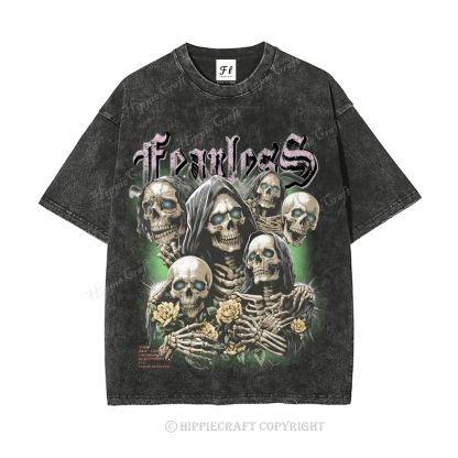 Unisex FEARLESS Washed T-Shirt