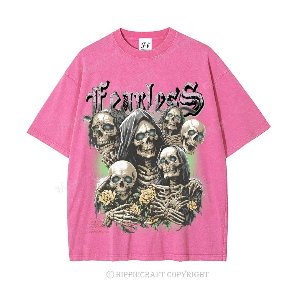 Unisex FEARLESS Washed T-Shirt