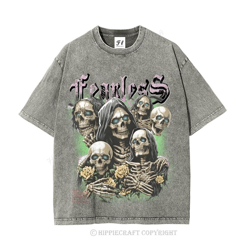 Unisex FEARLESS Washed T-Shirt