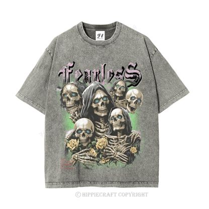 Unisex FEARLESS Washed T-Shirt