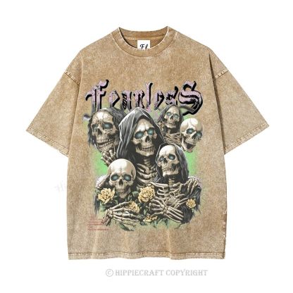 Unisex FEARLESS Washed T-Shirt