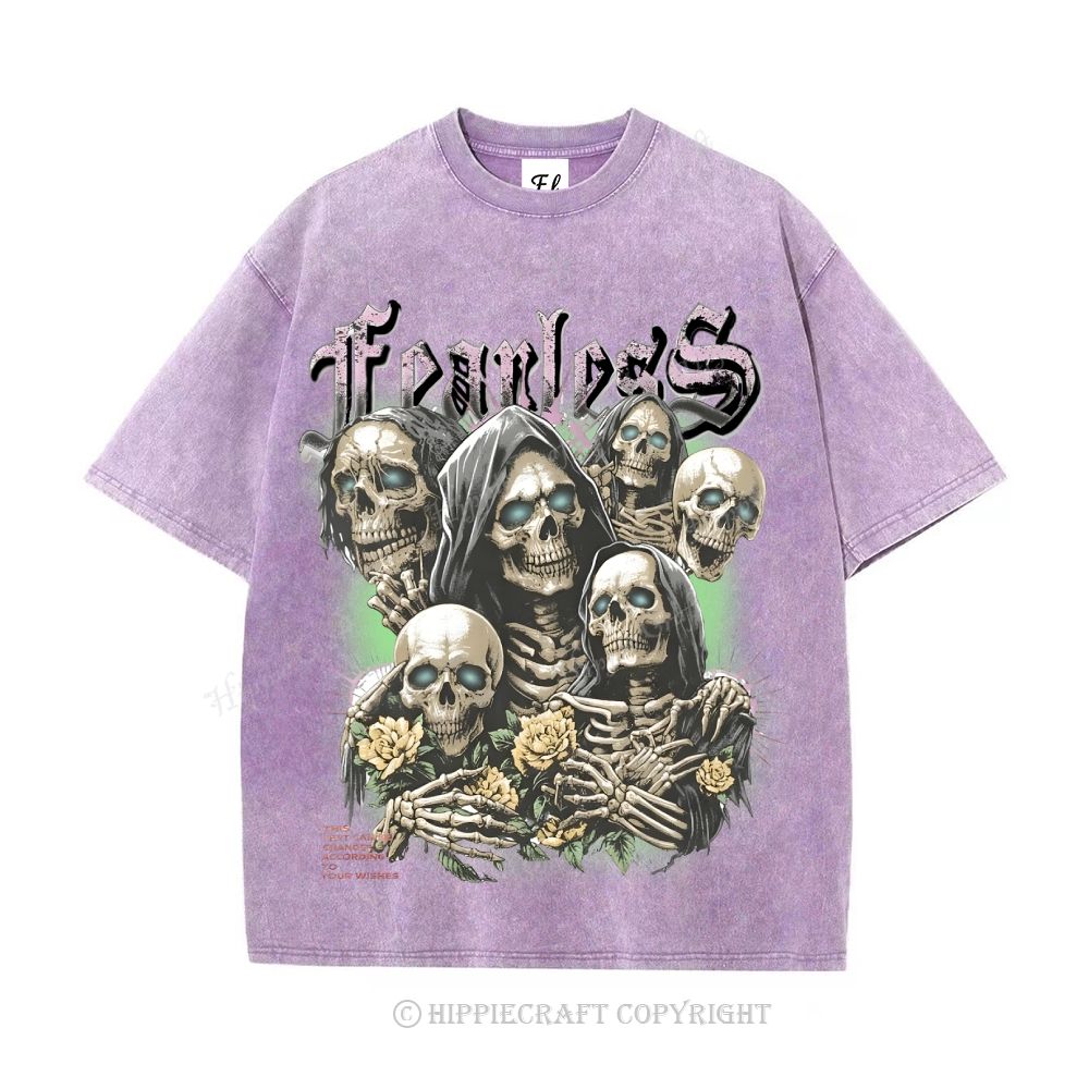 Unisex FEARLESS Washed T-Shirt