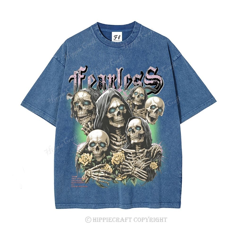 Unisex FEARLESS Washed T-Shirt