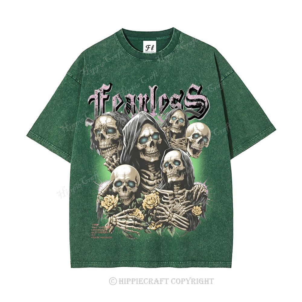 Unisex FEARLESS Washed T-Shirt