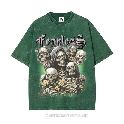 Unisex FEARLESS Washed T-Shirt