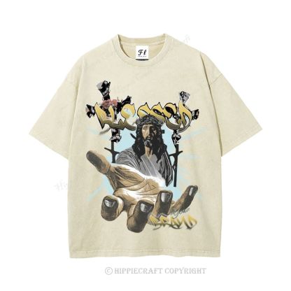 Unisex  BLESSED Washed T-Shirt