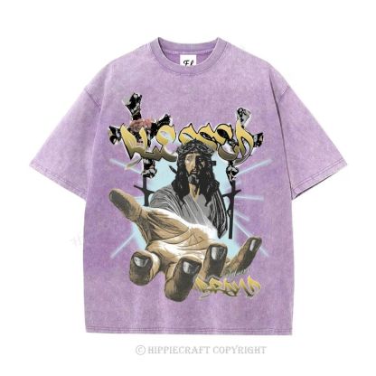 Unisex  BLESSED Washed T-Shirt