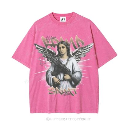 Unisex  SAINT TEAR Washed T-Shirt