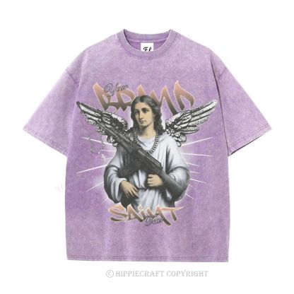 Unisex  SAINT TEAR Washed T-Shirt