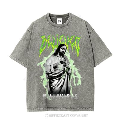 Unisex  PIILIPPIANS 4:6 Washed T-Shirt