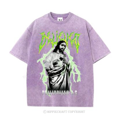 Unisex  PIILIPPIANS 4:6 Washed T-Shirt