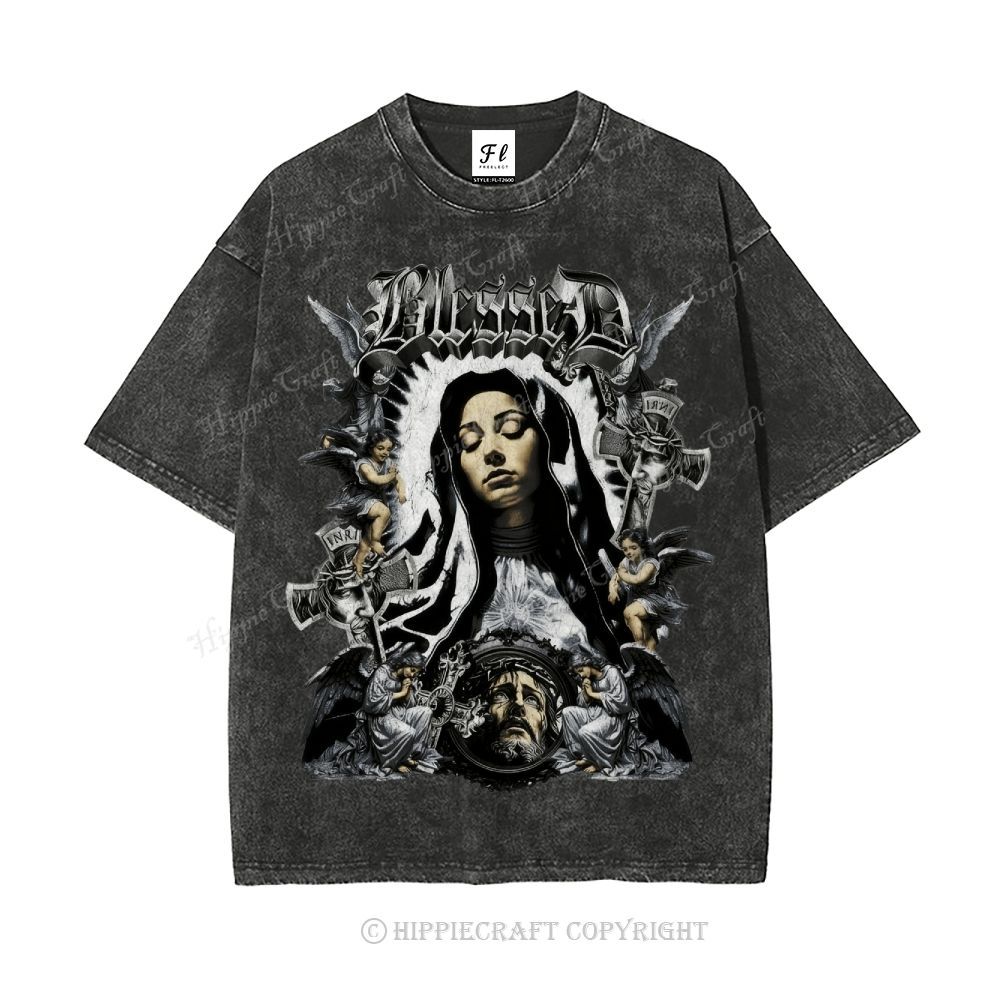 Unisex Jesus is the Son of God incarnate as a human being Washed T-Shirt