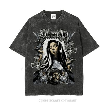 Unisex Jesus is the Son of God incarnate as a human being Washed T-Shirt