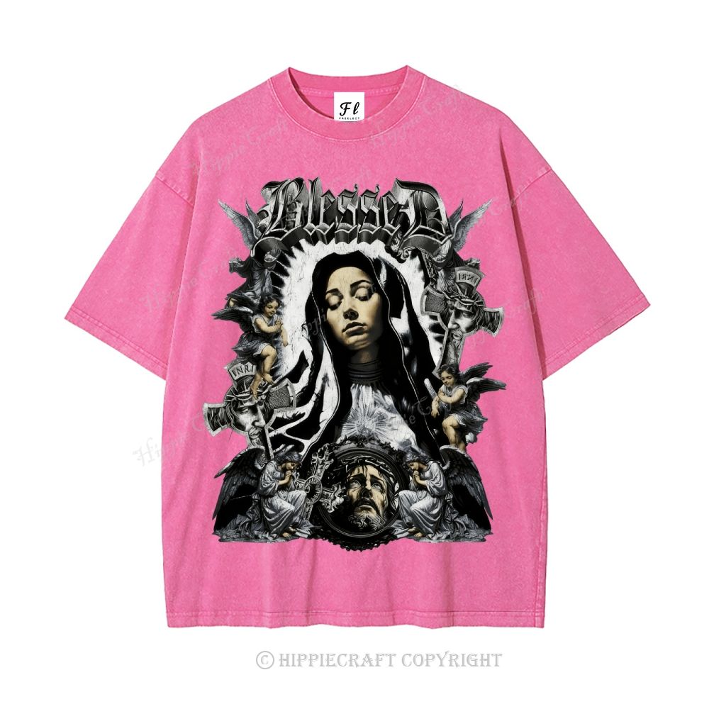 Unisex Jesus is the Son of God incarnate as a human being Washed T-Shirt