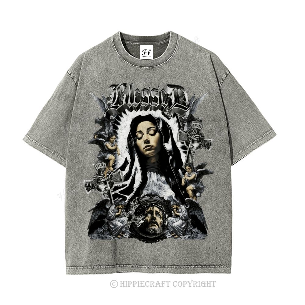 Unisex Jesus is the Son of God incarnate as a human being Washed T-Shirt