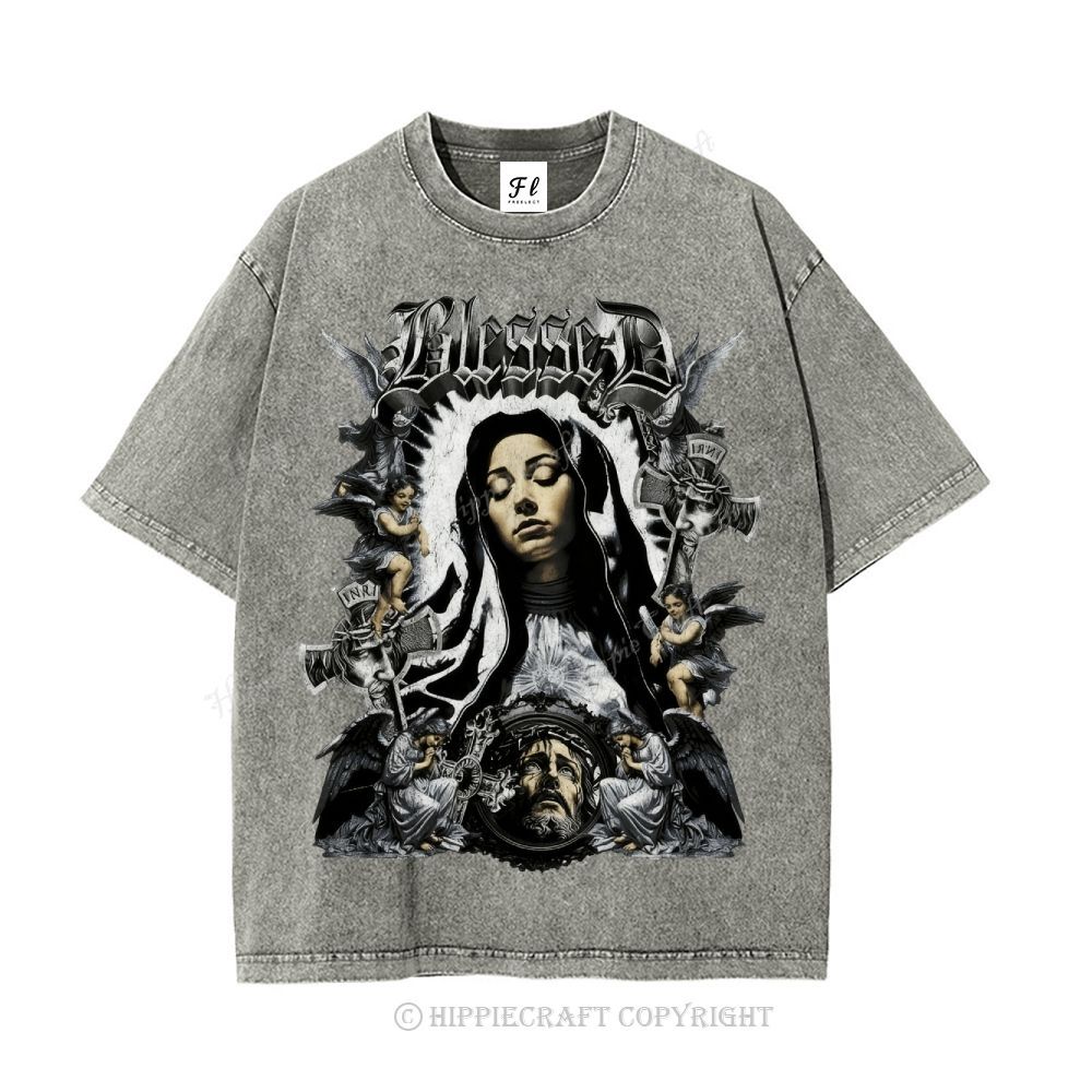 Unisex Jesus is the Son of God incarnate as a human being Washed T-Shirt