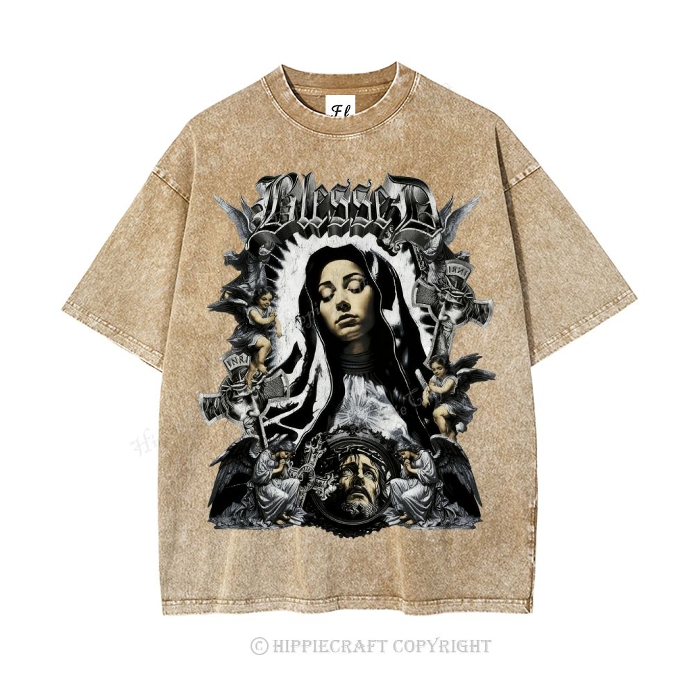 Unisex Jesus is the Son of God incarnate as a human being Washed T-Shirt