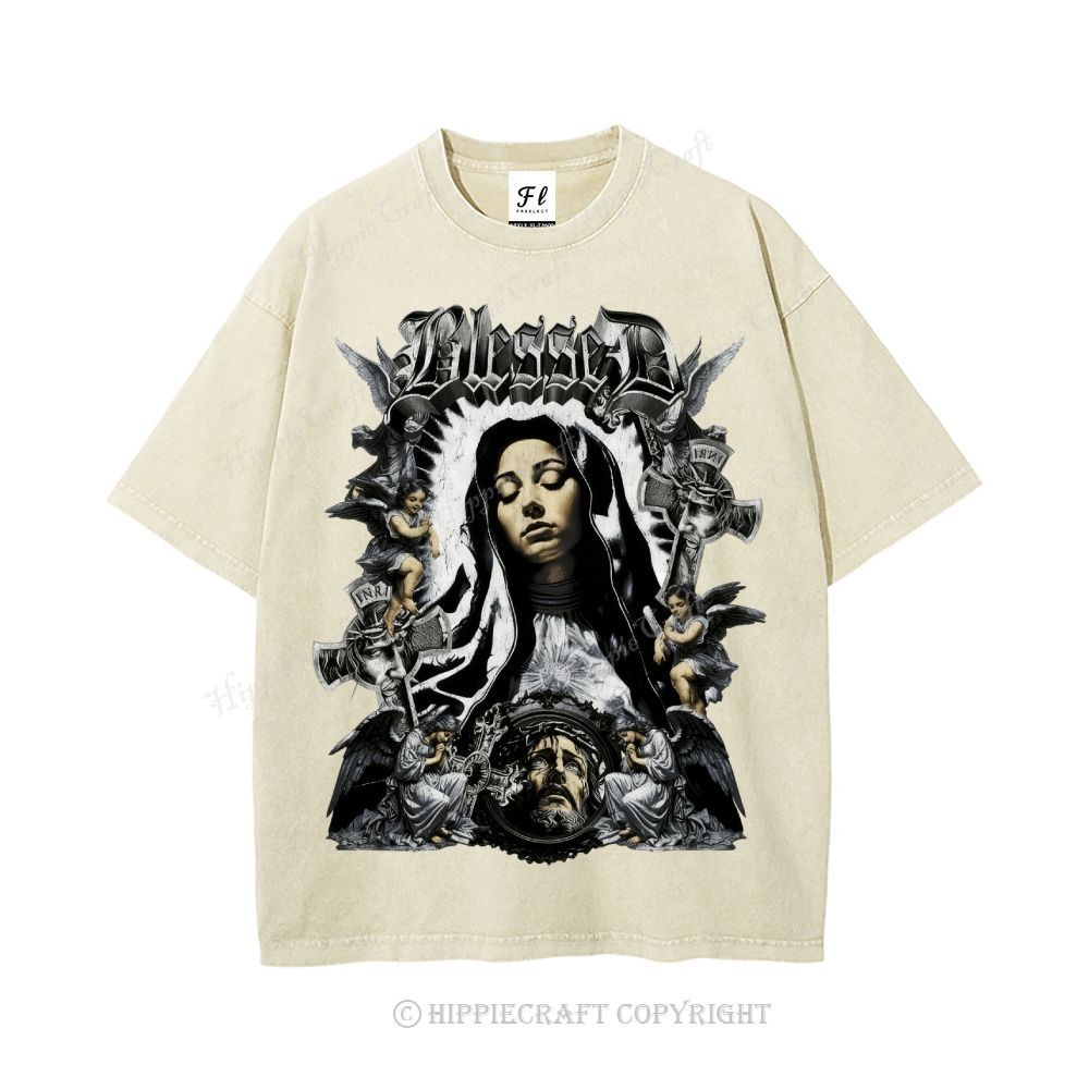 Unisex Jesus is the Son of God incarnate as a human being Washed T-Shirt