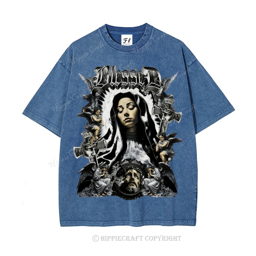 Unisex Jesus is the Son of God incarnate as a human being Washed T-Shirt