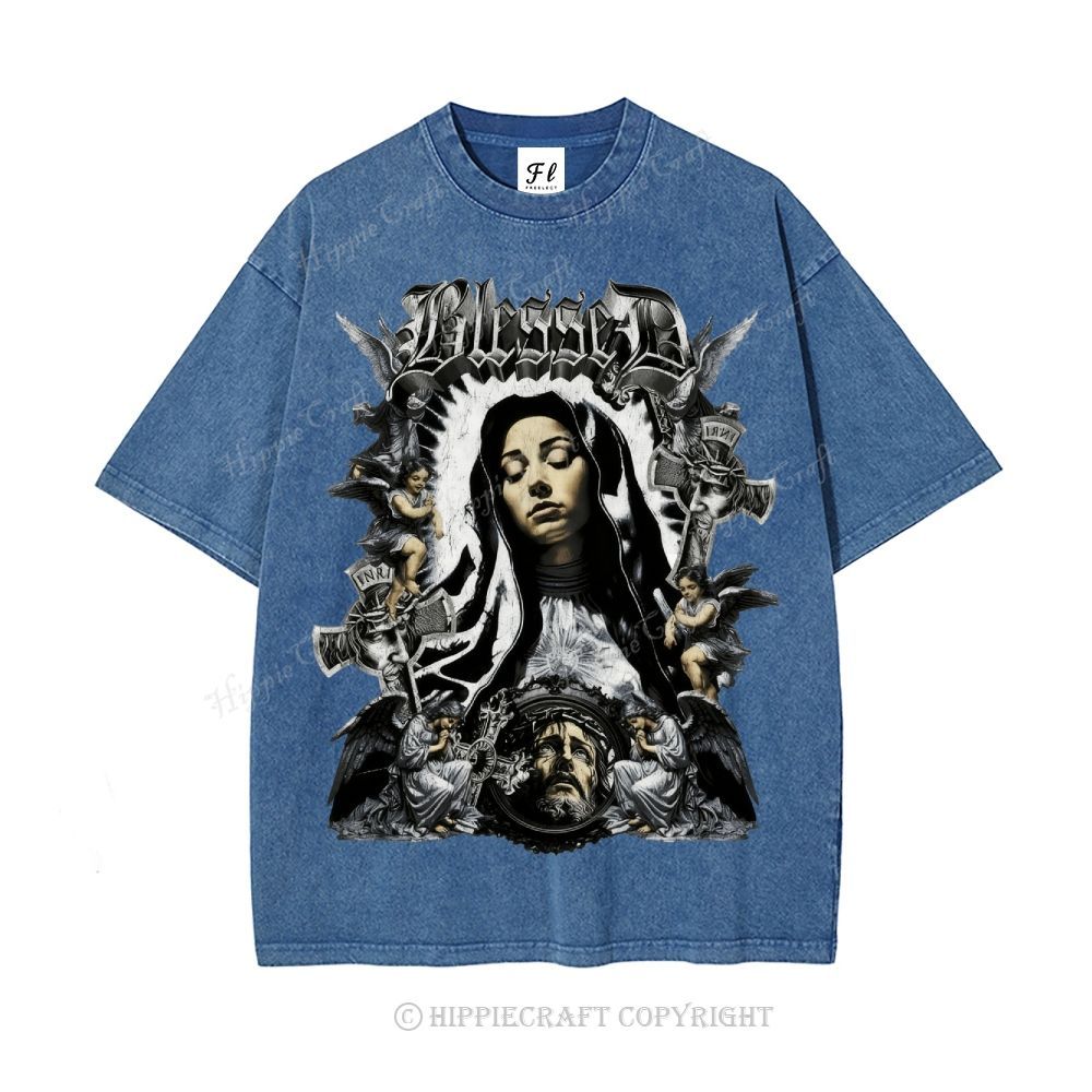 Unisex Jesus is the Son of God incarnate as a human being Washed T-Shirt