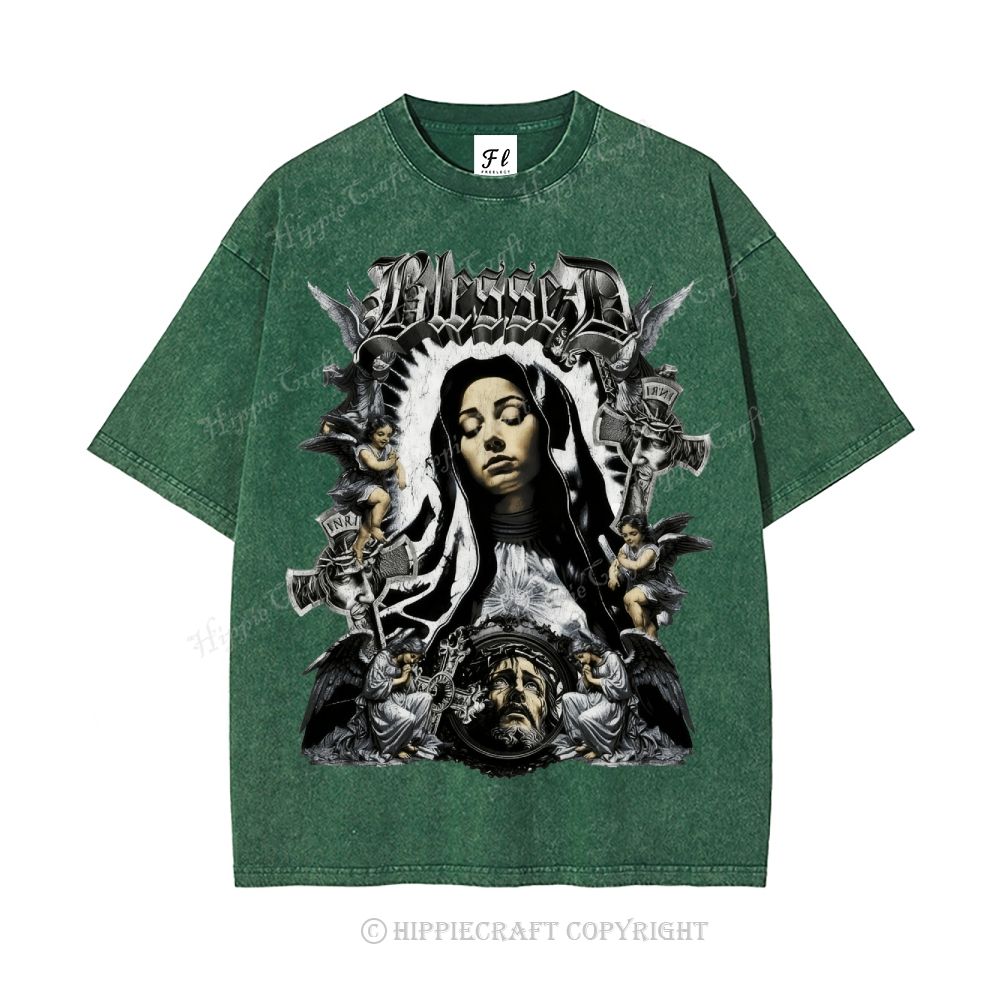 Unisex Jesus is the Son of God incarnate as a human being Washed T-Shirt