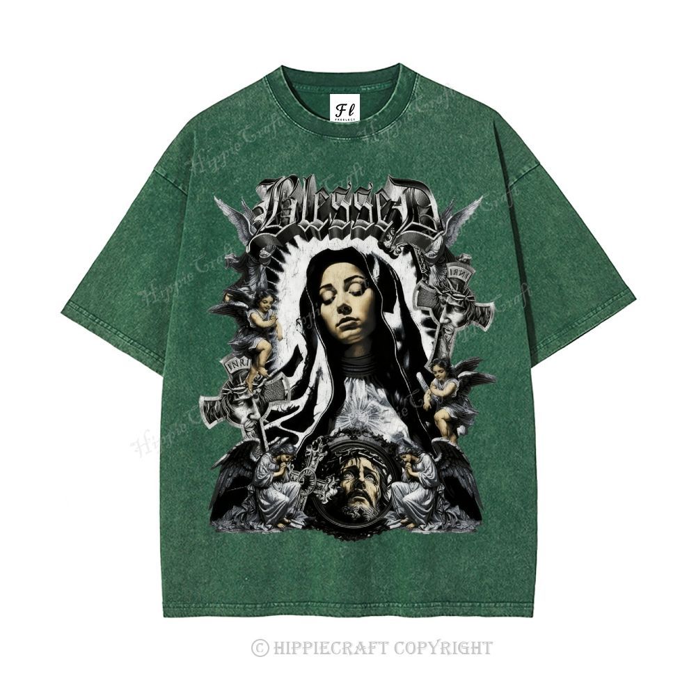 Unisex Jesus is the Son of God incarnate as a human being Washed T-Shirt