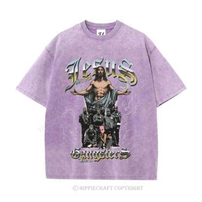 Unisex  jesus bible Washed T-Shirt