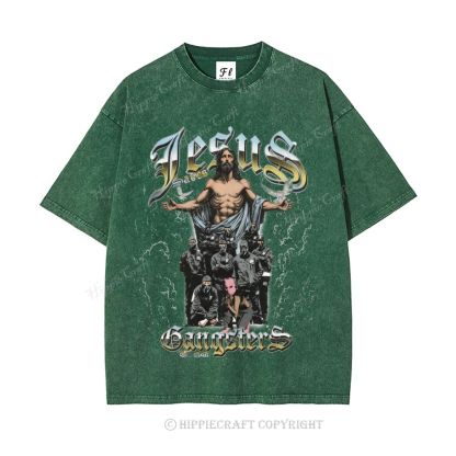 Unisex  jesus bible Washed T-Shirt