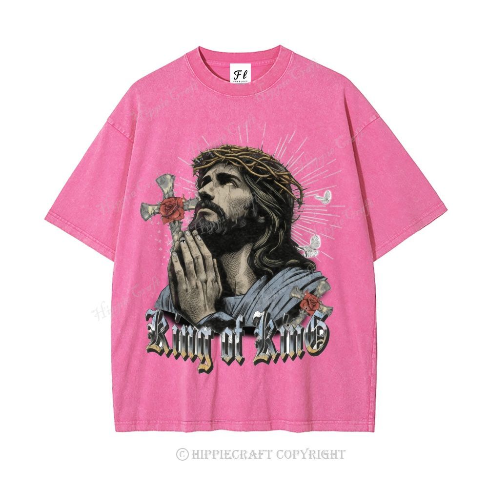 Unisex  jesus bible Washed T-Shirt