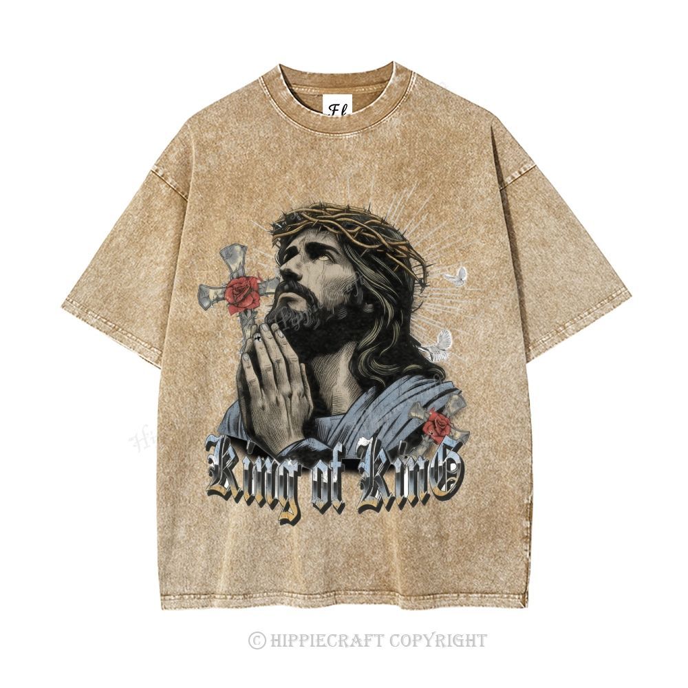 Unisex  jesus bible Washed T-Shirt